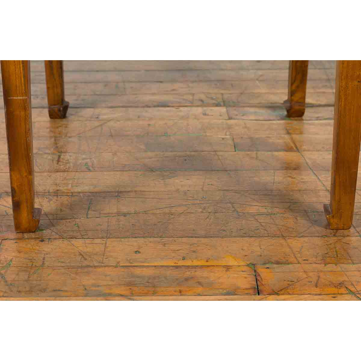 Small Chinese Early 20th Century Coffee Table with Humpback Stretchers-11. Asian & Chinese Furniture, Art, Antiques, Vintage Home Décor for sale at FEA Home