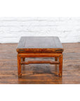 Qing Dynasty 19th Century Low Distressed Side Table with Humpback Stretchers-10. Asian & Chinese Furniture, Art, Antiques, Vintage Home Décor for sale at FEA Home
