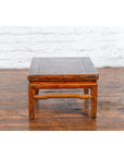 Qing Dynasty 19th Century Low Distressed Side Table with Humpback Stretchers-12. Asian & Chinese Furniture, Art, Antiques, Vintage Home Décor for sale at FEA Home