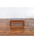 Qing Dynasty 19th Century Low Distressed Side Table with Humpback Stretchers-4. Asian & Chinese Furniture, Art, Antiques, Vintage Home Décor for sale at FEA Home