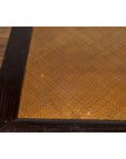 Chinese Early 20th Century Dark Brown Elm Coffee Table with Rattan Inset Top-7. Asian & Chinese Furniture, Art, Antiques, Vintage Home Décor for sale at FEA Home