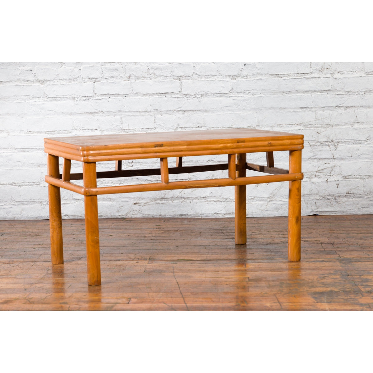 Antique Chinese Early 20th Century Coffee Table with Pillar Strut Motifs-3. Asian & Chinese Furniture, Art, Antiques, Vintage Home Décor for sale at FEA Home