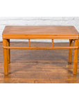 Antique Chinese Early 20th Century Coffee Table with Pillar Strut Motifs-12. Asian & Chinese Furniture, Art, Antiques, Vintage Home Décor for sale at FEA Home