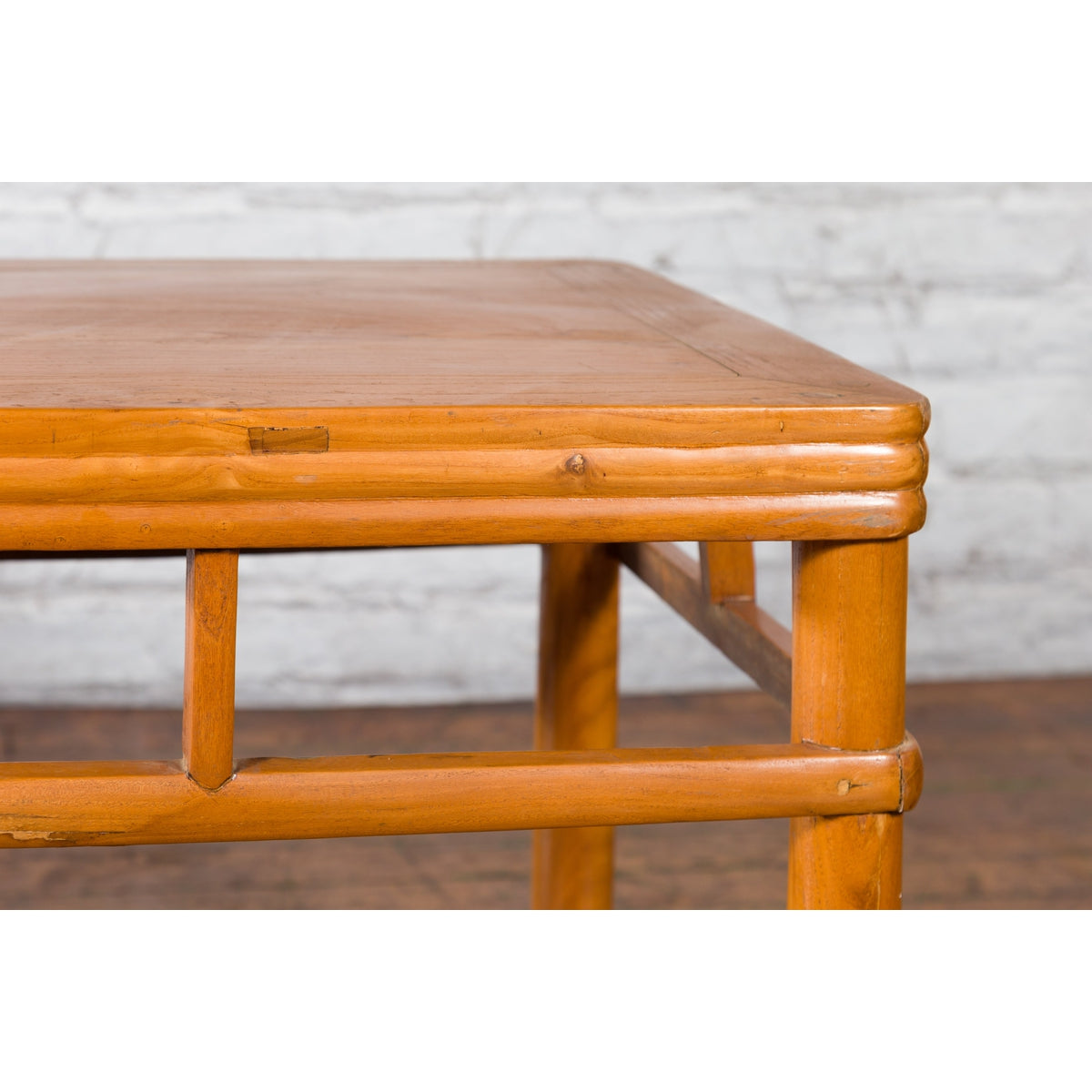 Antique Chinese Early 20th Century Coffee Table with Pillar Strut Motifs-6. Asian & Chinese Furniture, Art, Antiques, Vintage Home Décor for sale at FEA Home