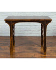 Early 20th Century Chinese Hand-Carved Altar Table with Distressed Patina-7. Asian & Chinese Furniture, Art, Antiques, Vintage Home Décor for sale at FEA Home