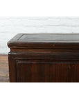 Chinese Early 20th Century Lacquered Trunk with Brass Hardware and Removable Top-5. Asian & Chinese Furniture, Art, Antiques, Vintage Home Décor for sale at FEA Home