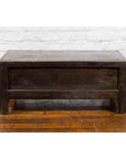 Chinese Qing Dynasty 19th Century Low Kang Dark Brown Lacquered Cabinet-15. Asian & Chinese Furniture, Art, Antiques, Vintage Home Décor for sale at FEA Home