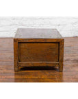 Chinese Qing Dynasty 19th Century Low Kang Dark Brown Lacquered Cabinet-16. Asian & Chinese Furniture, Art, Antiques, Vintage Home Décor for sale at FEA Home
