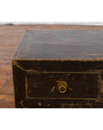 Chinese Qing Dynasty 19th Century Low Kang Dark Brown Lacquered Cabinet-8. Asian & Chinese Furniture, Art, Antiques, Vintage Home Décor for sale at FEA Home
