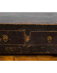 Chinese Qing Dynasty 19th Century Low Kang Dark Brown Lacquered Cabinet-12. Asian & Chinese Furniture, Art, Antiques, Vintage Home Décor for sale at FEA Home