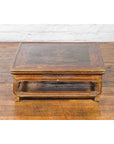 Qing Dynasty 19th Century Chinese Low Kang Coffee Table with Painted Décor-6. Asian & Chinese Furniture, Art, Antiques, Vintage Home Décor for sale at FEA Home