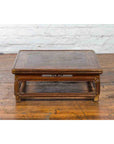 Qing Dynasty 19th Century Chinese Low Kang Coffee Table with Painted Décor-4. Asian & Chinese Furniture, Art, Antiques, Vintage Home Décor for sale at FEA Home