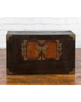Korean Late 19th Century Two-Toned Side Chest with Brass Butterfly Hardware-2. Asian & Chinese Furniture, Art, Antiques, Vintage Home Décor for sale at FEA Home