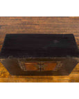 Korean Late 19th Century Two-Toned Side Chest with Brass Butterfly Hardware-6. Asian & Chinese Furniture, Art, Antiques, Vintage Home Décor for sale at FEA Home