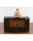 Korean Late 19th Century Two-Toned Side Chest with Brass Butterfly Hardware-3. Asian & Chinese Furniture, Art, Antiques, Vintage Home Décor for sale at FEA Home