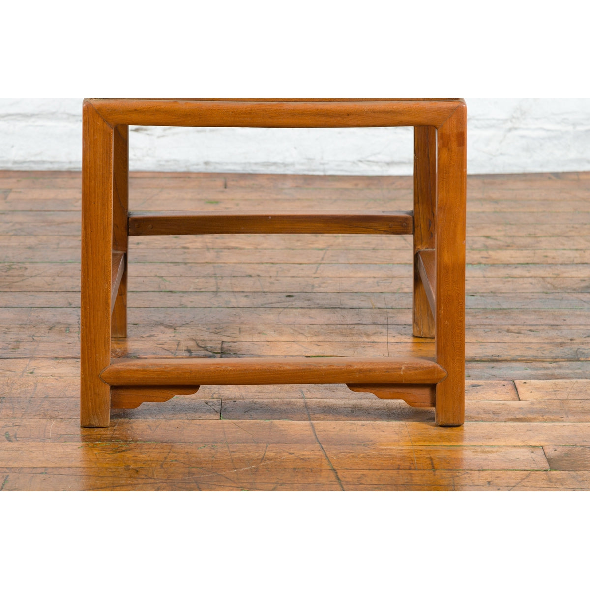 Chinese Early 20th Century Carved Elmwood Side Chair with Rattan Seat-9. Asian & Chinese Furniture, Art, Antiques, Vintage Home Décor for sale at FEA Home