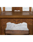 Chinese 19th Century Qing Dynasty Elm Armchair with Carved Traditional Motifs-9. Asian & Chinese Furniture, Art, Antiques, Vintage Home Décor for sale at FEA Home