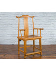 Chinese Qing Dynasty Period 19th Century Lamp Hanger Chair with Natural Patina-10. Asian & Chinese Furniture, Art, Antiques, Vintage Home Décor for sale at FEA Home