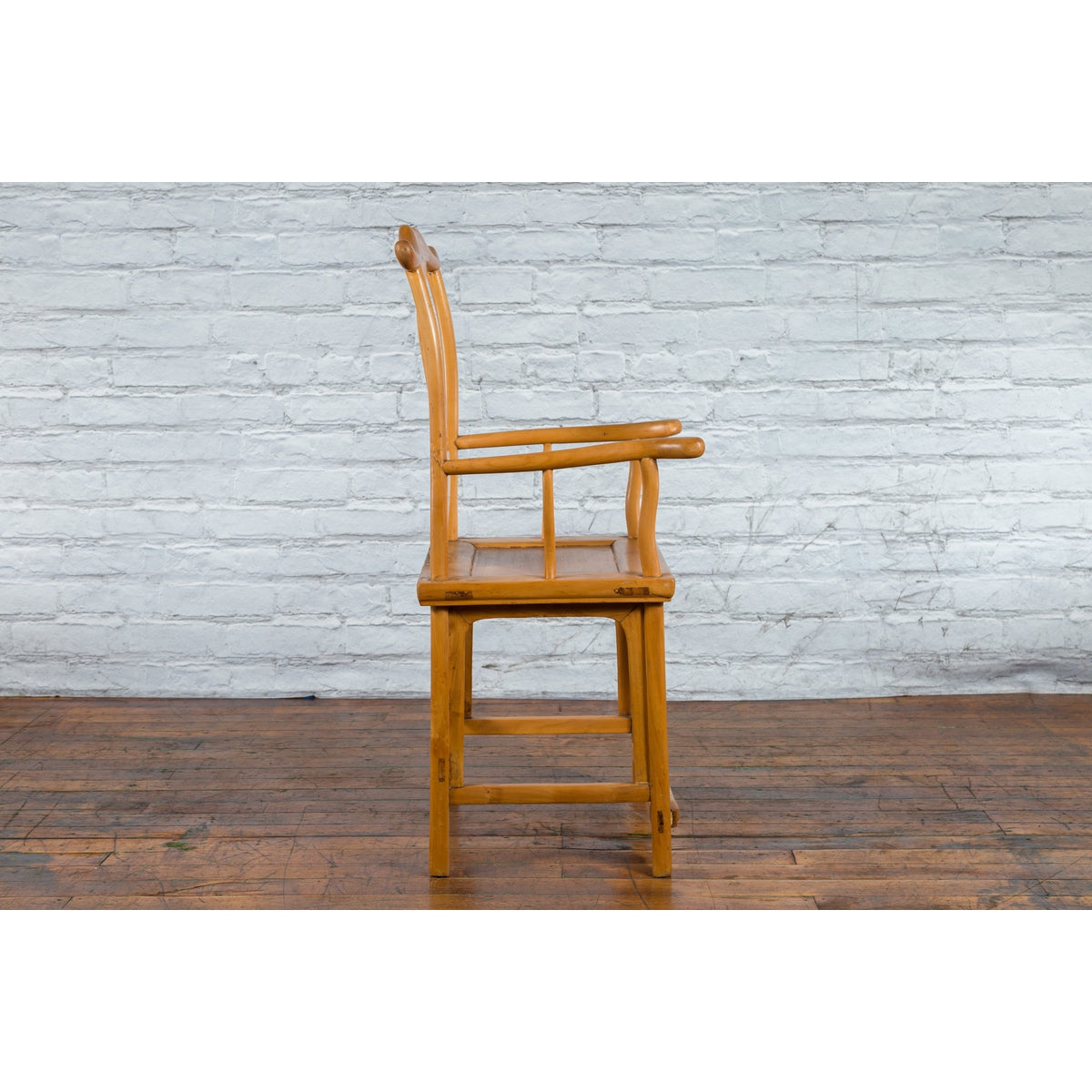 Chinese Qing Dynasty Period 19th Century Lamp Hanger Chair with Natural Patina-11. Asian & Chinese Furniture, Art, Antiques, Vintage Home Décor for sale at FEA Home
