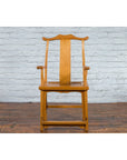 Chinese Qing Dynasty Period 19th Century Lamp Hanger Chair with Natural Patina-14. Asian & Chinese Furniture, Art, Antiques, Vintage Home Décor for sale at FEA Home