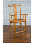 Chinese Qing Dynasty Period 19th Century Lamp Hanger Chair with Natural Patina-3. Asian & Chinese Furniture, Art, Antiques, Vintage Home Décor for sale at FEA Home