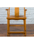 Chinese Qing Dynasty Period 19th Century Lamp Hanger Chair with Natural Patina-5. Asian & Chinese Furniture, Art, Antiques, Vintage Home Décor for sale at FEA Home