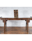 19th Century Indian Multicolor Temple Carving Depicting Ganesha with Consort-4. Asian & Chinese Furniture, Art, Antiques, Vintage Home Décor for sale at FEA Home