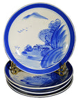 Set of 4 Antique Blue & White Plates-1. Asian & Chinese Furniture, Art, Antiques, Vintage Home Décor for sale at FEA Home