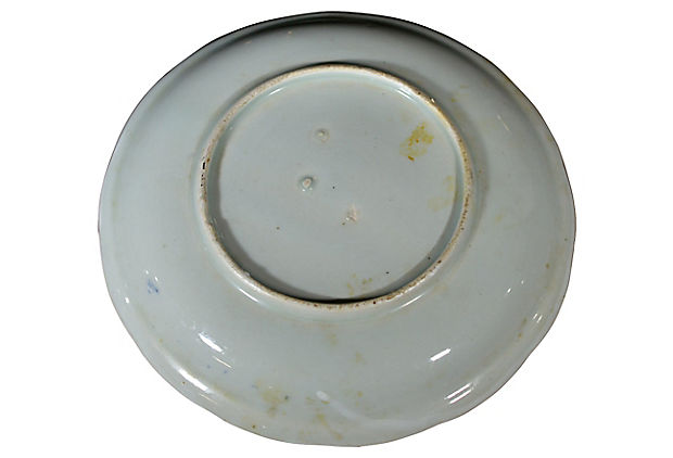 Set of 4 Antique Blue & White Plates-4. Asian & Chinese Furniture, Art, Antiques, Vintage Home Décor for sale at FEA Home