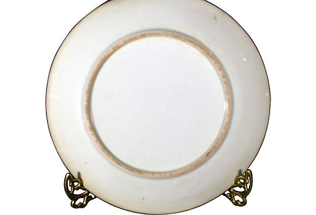 Set of 4 Antique Japanese Igezara Plates-6. Asian & Chinese Furniture, Art, Antiques, Vintage Home Décor for sale at FEA Home