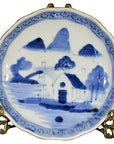 Set of 4 Antique Japanese Hand-Painted Blue & White Bowls-2. Asian & Chinese Furniture, Art, Antiques, Vintage Home Décor for sale at FEA Home