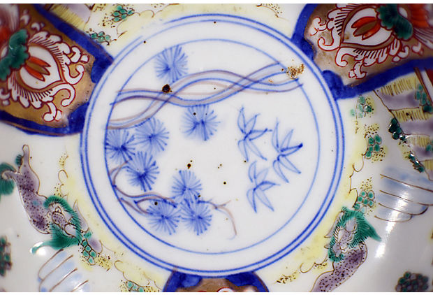 Set of 4 Antique Hand Painted Japanese Imari Porcelain Bowl-4. Asian & Chinese Furniture, Art, Antiques, Vintage Home Décor for sale at FEA Home