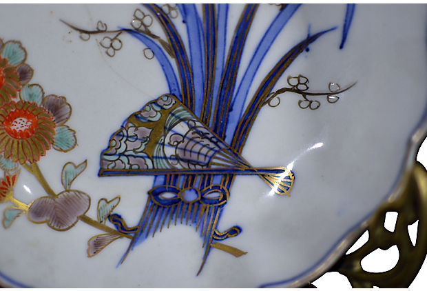 Set of 4 Antique Hand Painted Japanese Imari Porcelain Bowl-3. Asian & Chinese Furniture, Art, Antiques, Vintage Home Décor for sale at FEA Home
