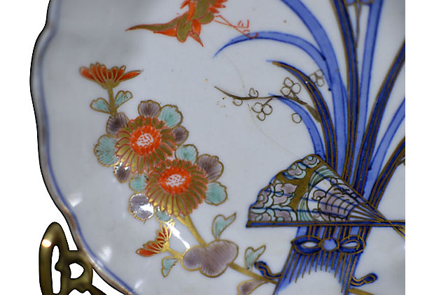 Set of 4 Antique Hand Painted Japanese Imari Porcelain Bowl-4. Asian & Chinese Furniture, Art, Antiques, Vintage Home Décor for sale at FEA Home