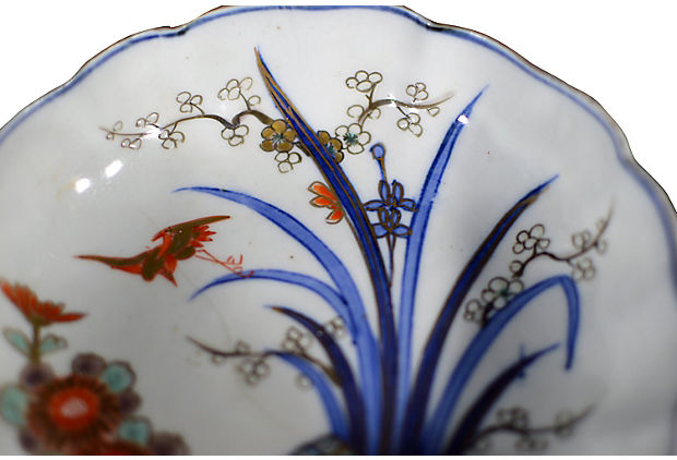 Set of 4 Antique Hand Painted Japanese Imari Porcelain Bowl-5. Asian & Chinese Furniture, Art, Antiques, Vintage Home Décor for sale at FEA Home