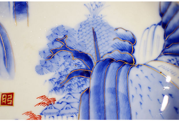 Set of 4 Antique Japanese Imari Plates-4. Asian & Chinese Furniture, Art, Antiques, Vintage Home Décor for sale at FEA Home
