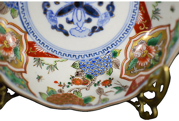 Set of 4 Antique Hand-Painted Imari Bowls-4. Asian & Chinese Furniture, Art, Antiques, Vintage Home Décor for sale at FEA Home