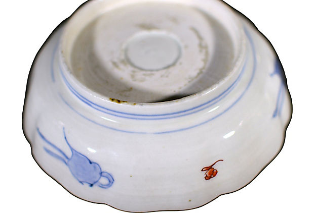 Set of 4 Antique Hand-Painted Imari Bowls-7. Asian & Chinese Furniture, Art, Antiques, Vintage Home Décor for sale at FEA Home