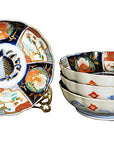 Set of 4 Antique Hand Painted Japanese Imari Porcelain Bowl-1. Asian & Chinese Furniture, Art, Antiques, Vintage Home Décor for sale at FEA Home
