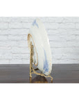 19th Century Japanese Porcelain Plate with Hand-Painted Blue and White Décor-11. Asian & Chinese Furniture, Art, Antiques, Vintage Home Décor for sale at FEA Home