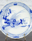 19th Century Japanese Porcelain Plate with Hand-Painted Blue and White Décor-5. Asian & Chinese Furniture, Art, Antiques, Vintage Home Décor for sale at FEA Home