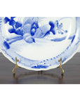 19th Century Japanese Porcelain Plate with Hand-Painted Blue and White Décor-8. Asian & Chinese Furniture, Art, Antiques, Vintage Home Décor for sale at FEA Home