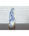 19th Century Japanese Porcelain Plate with Hand-Painted Blue and White Décor-9. Asian & Chinese Furniture, Art, Antiques, Vintage Home Décor for sale at FEA Home