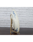 19th Century Japanese Porcelain Plate with Hand-Painted Blue and White Décor-12. Asian & Chinese Furniture, Art, Antiques, Vintage Home Décor for sale at FEA Home