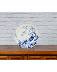 19th Century Japanese Porcelain Plate with Hand-Painted Blue and White Décor-3. Asian & Chinese Furniture, Art, Antiques, Vintage Home Décor for sale at FEA Home