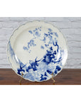 19th Century Japanese Porcelain Plate with Hand-Painted Blue and White Décor-4. Asian & Chinese Furniture, Art, Antiques, Vintage Home Décor for sale at FEA Home