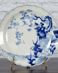 19th Century Japanese Porcelain Plate with Hand-Painted Blue and White Décor-5. Asian & Chinese Furniture, Art, Antiques, Vintage Home Décor for sale at FEA Home