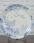 19th Century Japanese Porcelain Plate with Hand-Painted Blue and White Décor-3. Asian & Chinese Furniture, Art, Antiques, Vintage Home Décor for sale at FEA Home