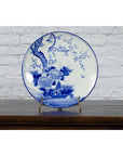 19th Century Japanese Porcelain Plate with Hand-Painted Blue and White Décor-2. Asian & Chinese Furniture, Art, Antiques, Vintage Home Décor for sale at FEA Home