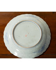 Japanese 19th Century Blue and White Porcelain Plate with Landscapes and Flowers-16. Asian & Chinese Furniture, Art, Antiques, Vintage Home Décor for sale at FEA Home